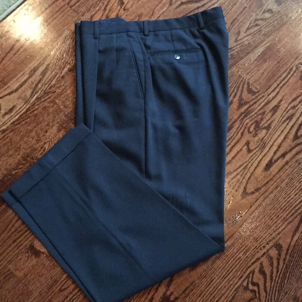 Hart Schaffner Marx Navy Dress Pants